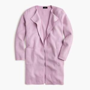 Juliette Collarless Sweater-Blazer Purple Size XS